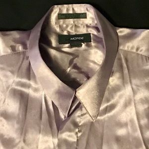 Men’s Single Needle Tailoring Long Sleeve Shirt